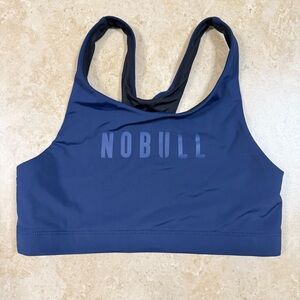NoBull Swim Top Womens Size Small Blue Crossfit Workout Active Pool Gym NWOT